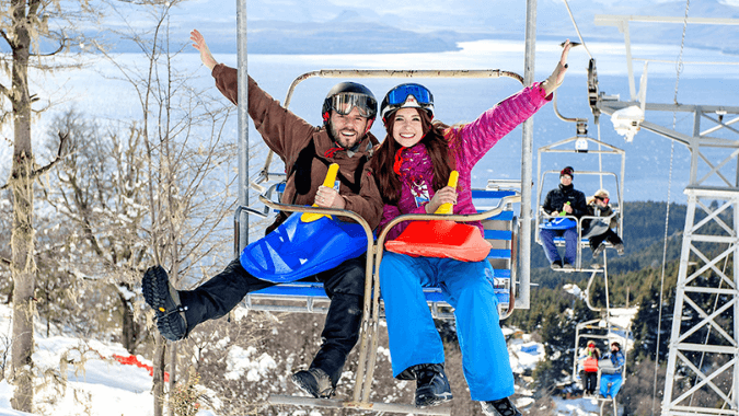 Spend a fun day with the whole family at Piedras Blancas Bariloche and enjoy the snow in complete safety!