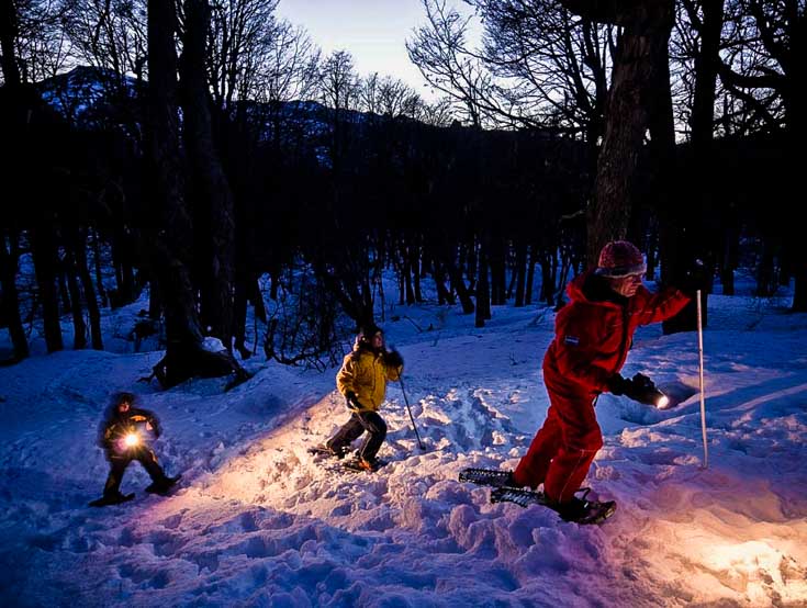 Night trek Bariloche