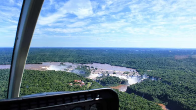 Don't forget to take the best pictures of the Iguazu Falls from the heights.