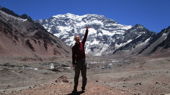 Conte a história de aventura de ter estado no Aconcágua, a principal montanha da Cordilheira dos Andes!