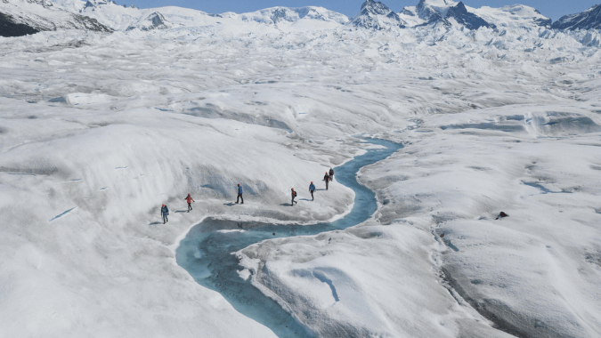 Quilómetros de gelo nos seus pés, uma verdadeira experiência patagónica!