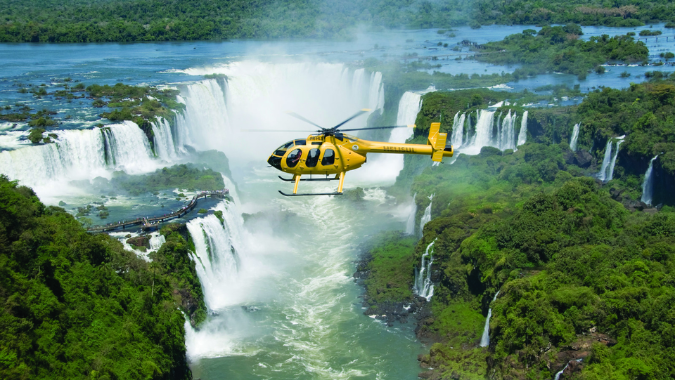 Enjoy flying over the Iguazu Falls and keep this experience for a lifetime!